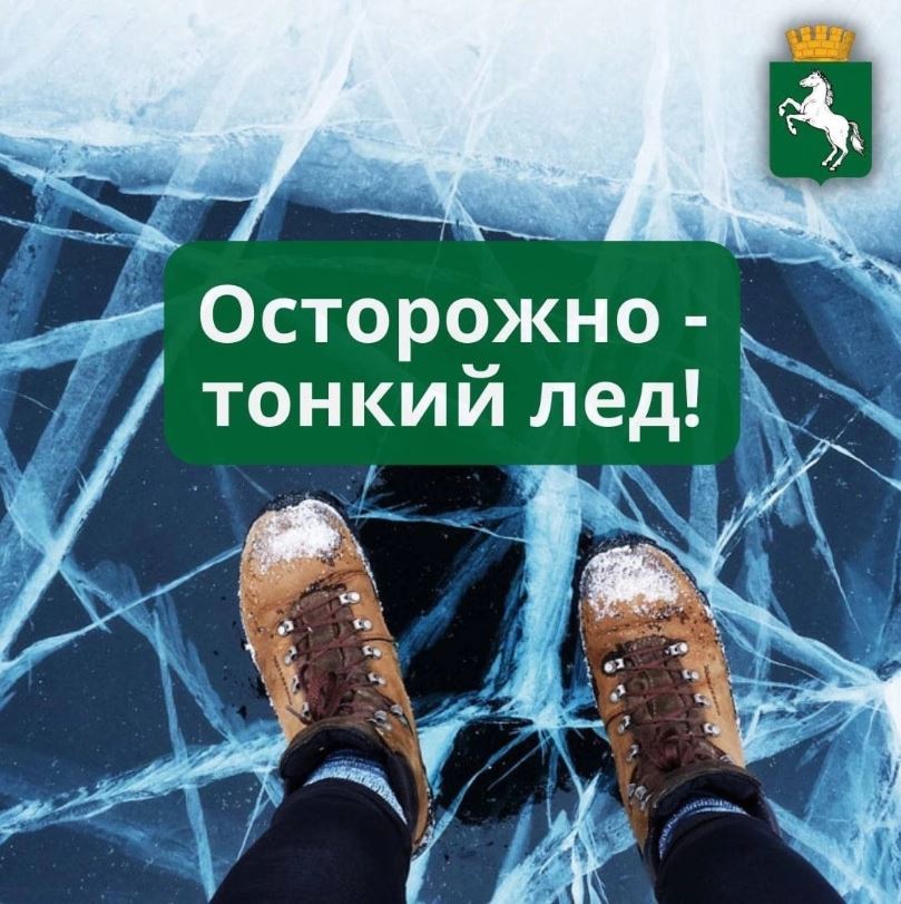 Томичам напоминают, что выходить на лед – опасно для жизни.